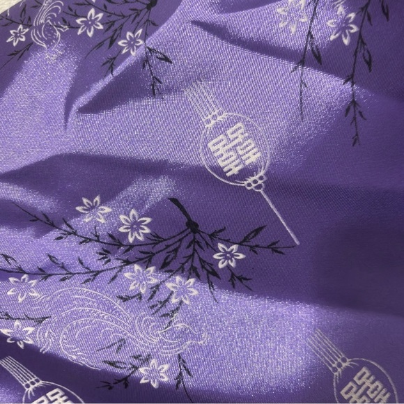 Asian Vintage Silk feel Reversible embroidered Dragon Robe one size - Picture 14 of 16